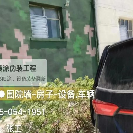 大兴安岭数码迷彩漆施工